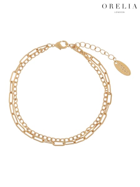 Orelia London Chain 2 Row Bracelet Set (AV9230) | €28