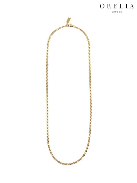 Orelia London Fine Curb Chain Necklace (AV9238) | €28