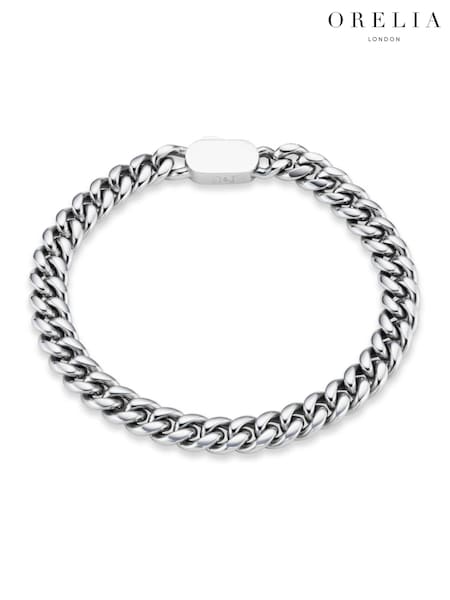 Orelia London Chunky Flat Curb and  Solid Clasp Bracelet (AV9246) | €35