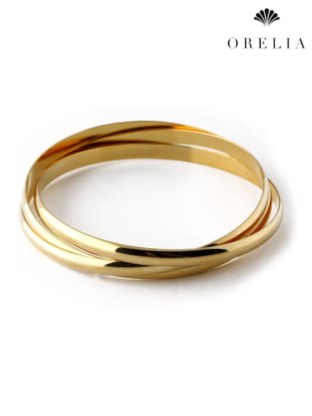 Orelia London Interlocking Bangle Bracelet (AV9272) | €32