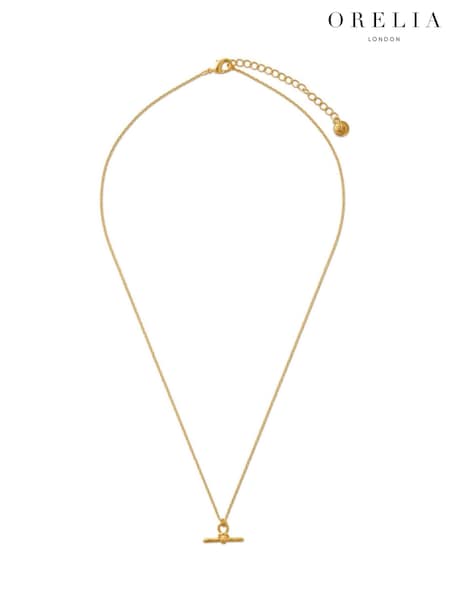 Orelia London Dainty T-Bar Knot Necklace (AV9282) | €32