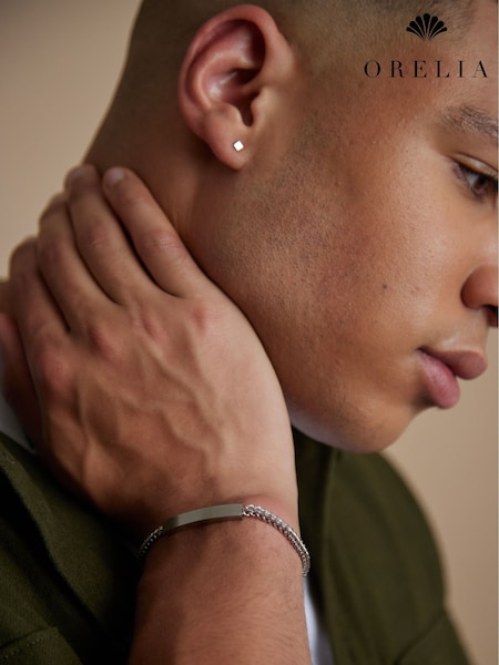 Orelia London Silver Tone Metal ID Bracelet (AV9320) | €32