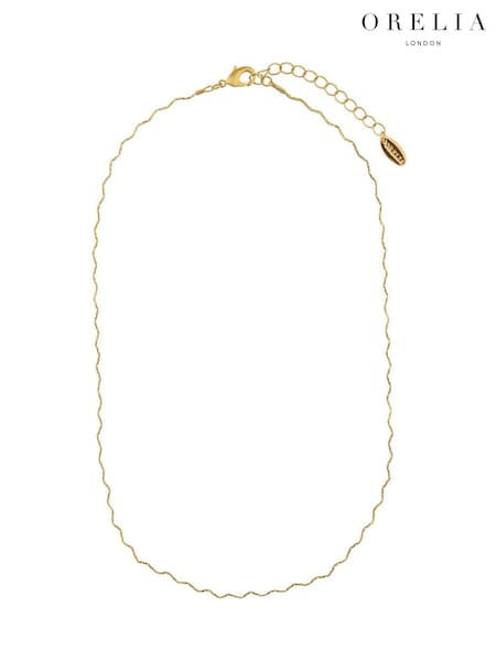Orelia London Fine Wave Chain Necklace (AV9329) | €22.50