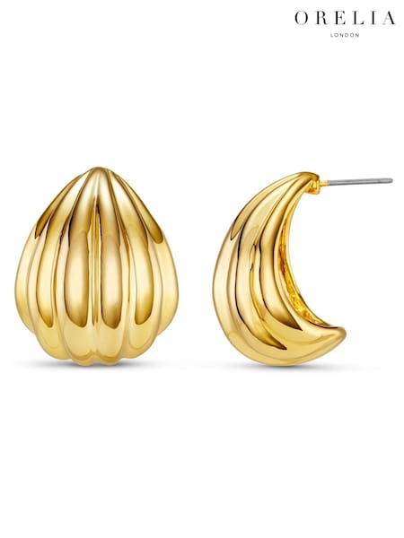 Orelia London Statement Voluminous Curved Drop Earrings (AV9344) | €20