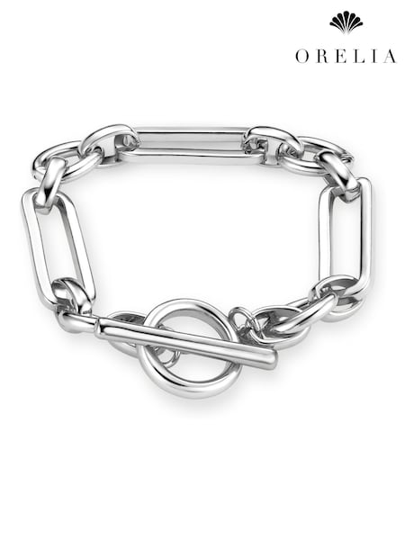 Orelia London Rectangular Link T-Bar Bracelet (AV9350) | €32