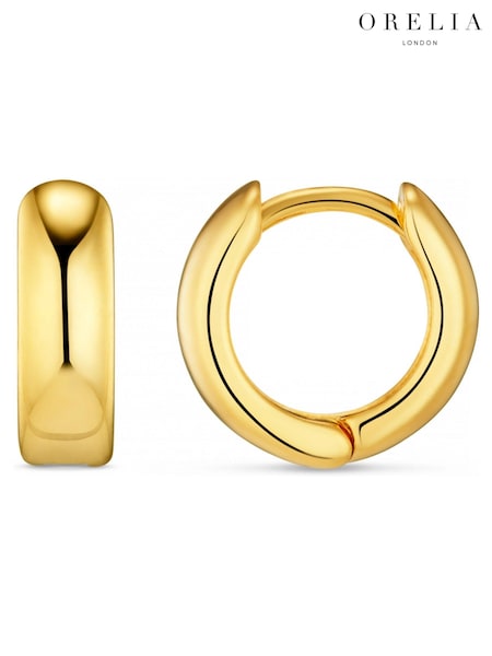 Orelia London Mini Domed Huggie Hoop Earrings (AV9351) | €25