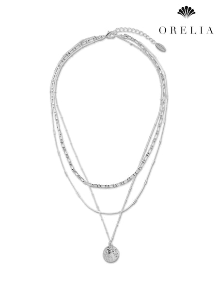 Orelia London Multi Row Coin Necklace (AV9391) | €44