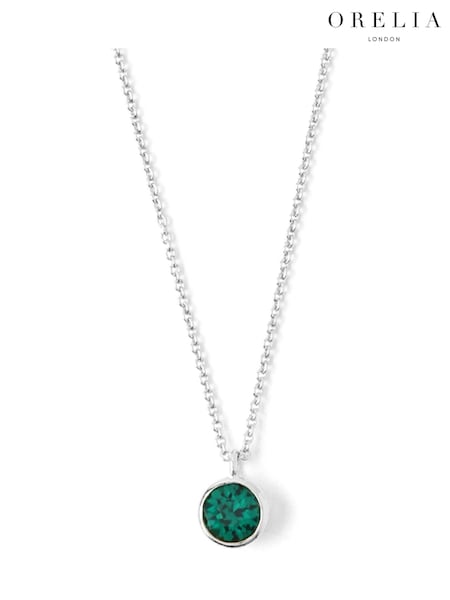 Orelia London Swarovski Emerald Ditsy Necklace (AV9394) | €35