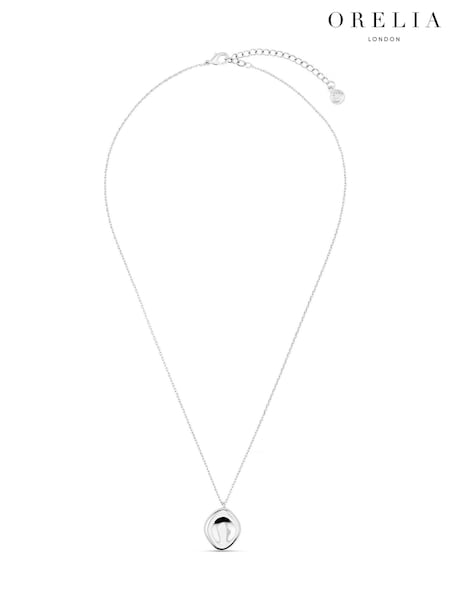 Orelia London Polished Organic Oval Charm Necklace (AV9401) | €15.50