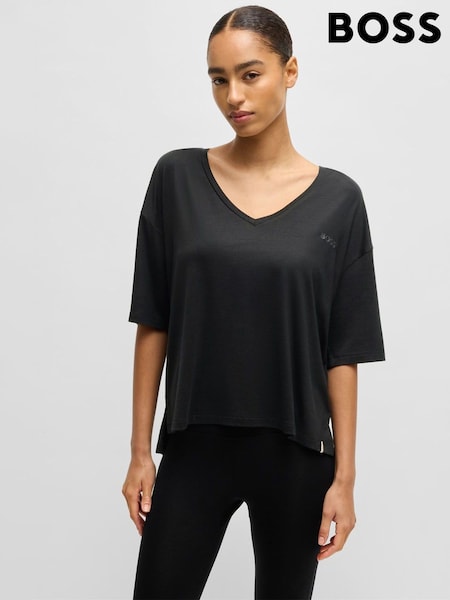BOSS Relaxed Fit Stretch Jersey V-Neck T-Shirt (AV9431) | €93