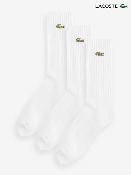 Lacoste White Socks 3 Pack (AV9463) | €52