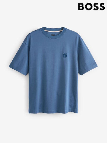 BOSS Blue Mercerised 100% Cotton T-Shirt (AV9963) | R$ 980