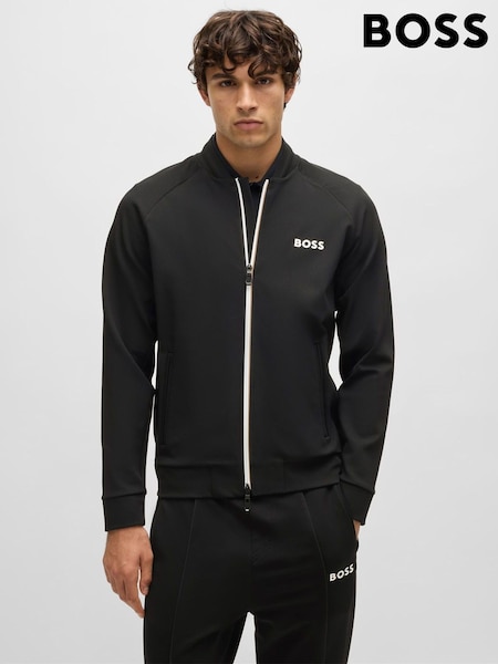 BOSS x Matteo Black Berrettini Active Regular Fit Sweatshirt (AV9987) | R$ 1,965