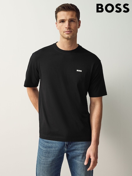 BOSS Relaxed Fit Seasonal Print 100% Cotton T-Shirt (AV9989) | 98 €