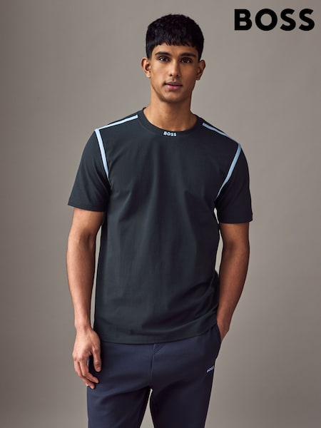 BOSS Blue Stretch Cotton T-Shirt (AV9993) | 196 QAR