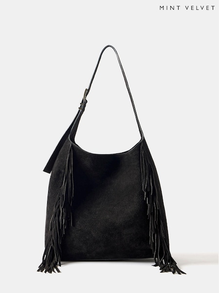 Mint Velvet Suede Fringed Bag (AW0042) | 212 €