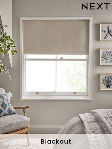 Light Natural Ready Made Roller Roller Textured Blinds (AW0147) | €31 - €63