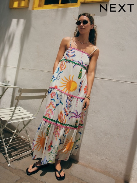 Bright Maxi Summer Dress (AW0163) | €44