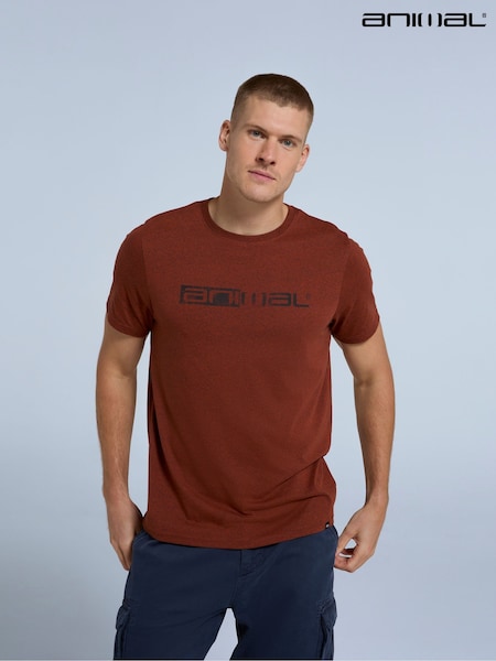 Ruskea - Animal Jacob Mens T-shirt (AW0277) | €39