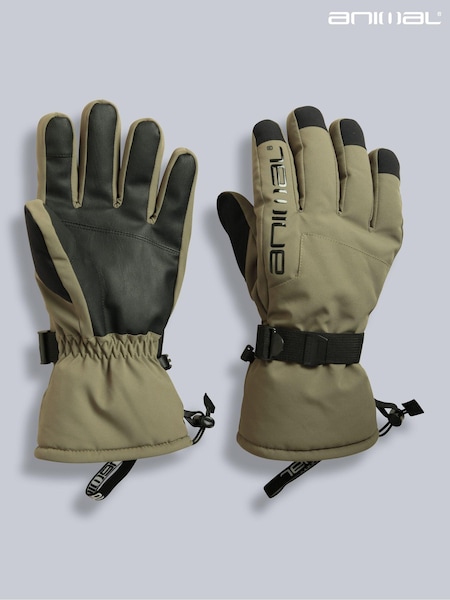 Verde - Animal Mens Edge Waterproof Snow Gloves (AW0278) | 50 €