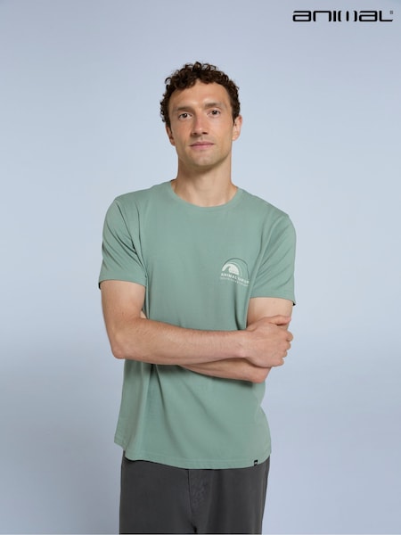 Animal Green Mens Jacob T-Shirt (AW0294) | R$ 265