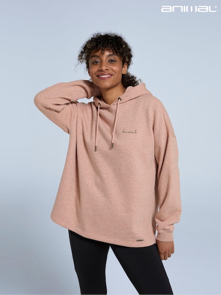 Animal Pink Amber Womens Relaxed Hoodie (AW0313) | 272 QAR