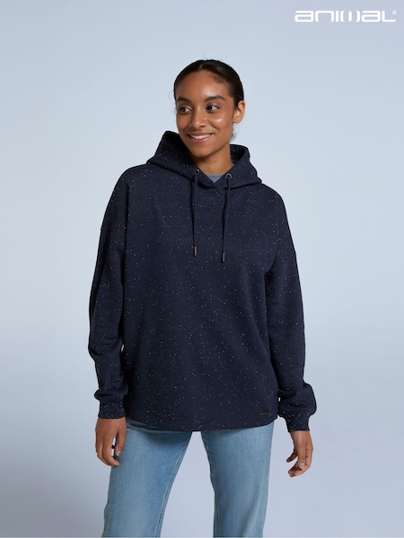 Animal Blue Amber Womens Relaxed Hoodie (AW0337) | 272 QAR