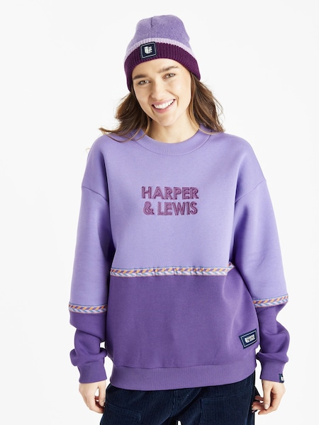 Harper & Lewis Purple Taran Sweater (AW0511) | €38