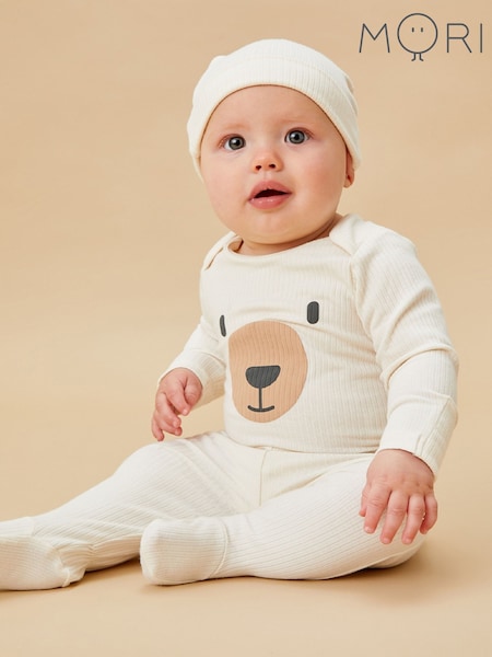 MORI Cotton And Bamboo Christmas Baby Outfit Set (AW0630) | $90
