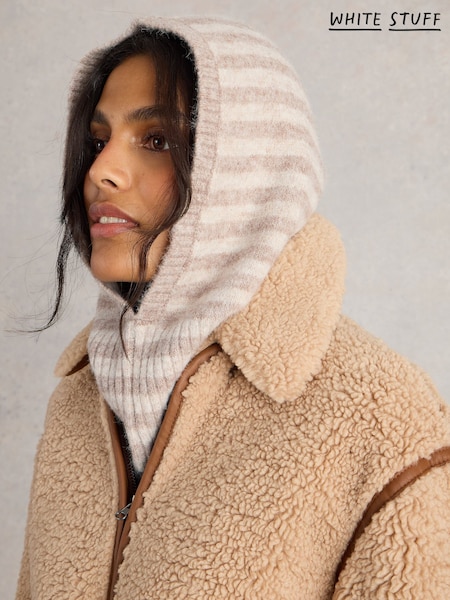 White Stuff Natural Scarlett Knitted Hat (AW0820) | €17.50
