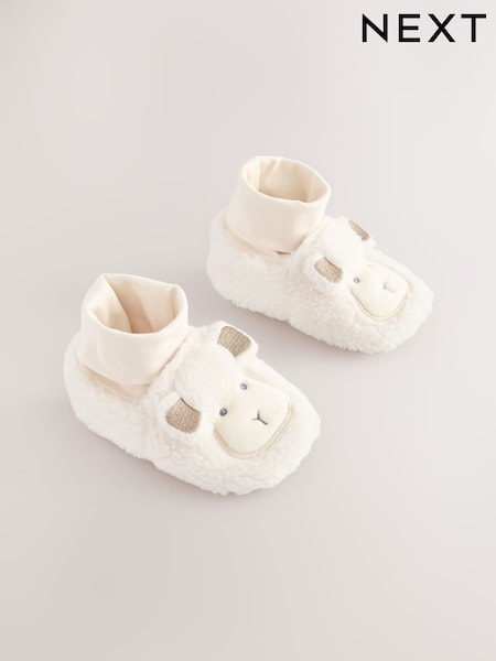 כבשים בצבע לבן - Baby Sensory Sock Top Boots (0-24 Months) (0-2mths) (AW0855) | ‏38‏₪