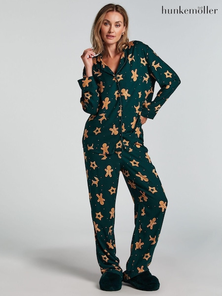 Hunkemöller Green Pyjamas Set (AW1088) | €48