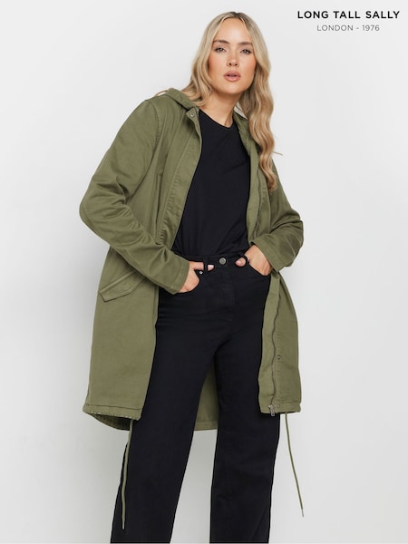 Long Tall Sally Green Twill Parka (AW1152) | 3,425 UAH