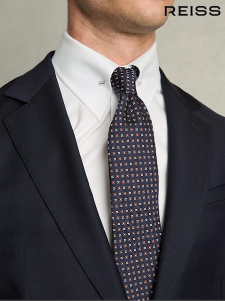 Reiss White Caldwell Regular-Fit Cotton Pin-Collar Shirt (AW1265) | €134