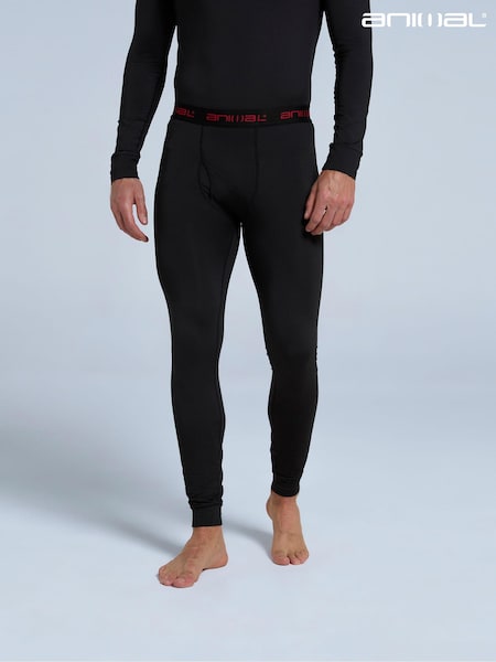 Animal Black Mens Off Piste Recycled Thermal Leggings (AW1291) | AED163