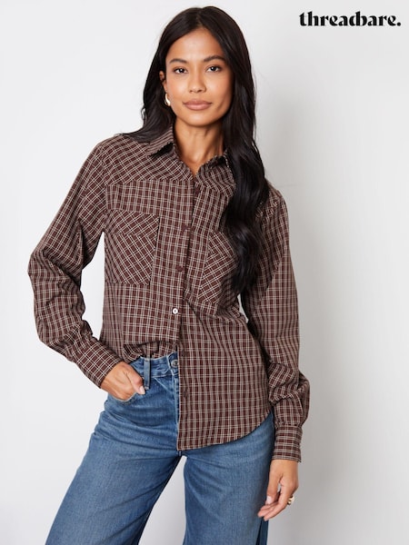 Threadbare Boyfriend Long Sleeve Utility Shirt (AW1440) | 146 LEI