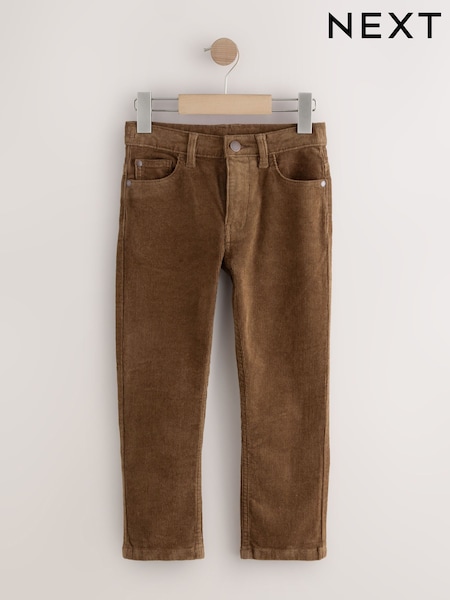 Tan Brown Regular Fit Corduroy Trousers (3-16yrs) (AW1527) | €18 - €26