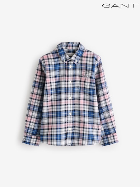 Vaaleanpunainen - Gant Regular-fit Check Oxford Shirt (AW1622) | €87
