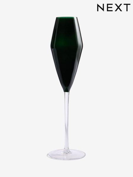Green Nova Set of 4 Prosecco Flute Glasses (AW1715) | €26