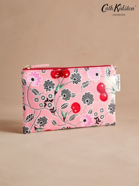 Vaaleanpunainen kirsikka - Cath Kidston 100% puuvillavetoketju Kukkaro (AW1731) | €16