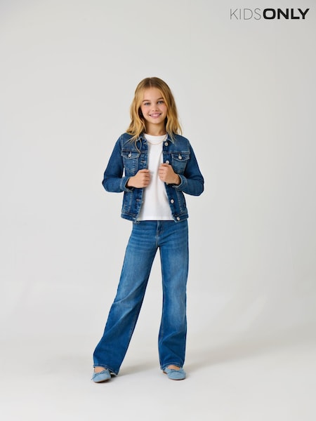 Only Kids Blue Wide Leg Comfort Stretch Jeans (AW1733) | ‏161‏₪