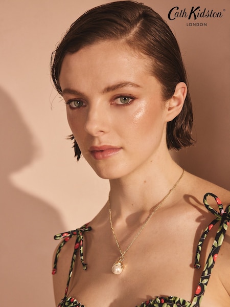 Cath Kidston Gold Tone Elephant Necklace (AW1780) | R$ 415