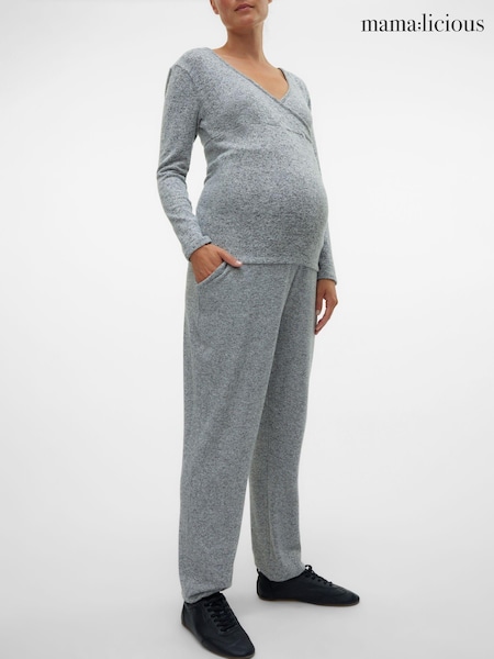 Mamalicious Grey Maternity Soft Joggers (AW1928) | R$ 375
