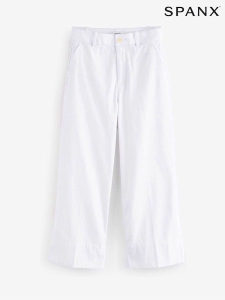 SPANXsupersmooth™ Stretch Twill Cropped Wide Leg Pants (AW1962) | 953 LEI