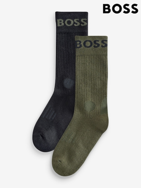BOSS Green Short Logo Socks 2 Pack (AW2006) | €10