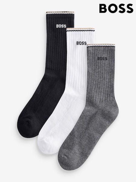BOSS Cotton Blend Short Socks 3 Pack (AW2008) | €14