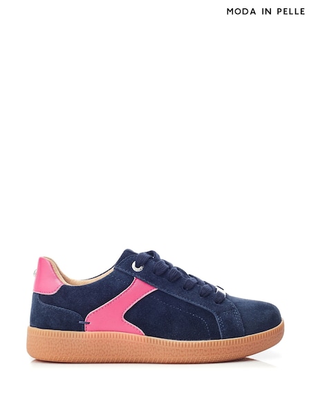 Moda in Pelle ALLETTE COLOUR BLOCK SUEDE TRAINER (AW2122) | ₪397