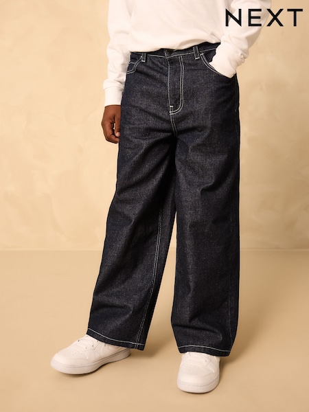 Denim Rinse Super-wide Fit Authentic Jeans (3-16yrs) (AW2144) | €23 - €30