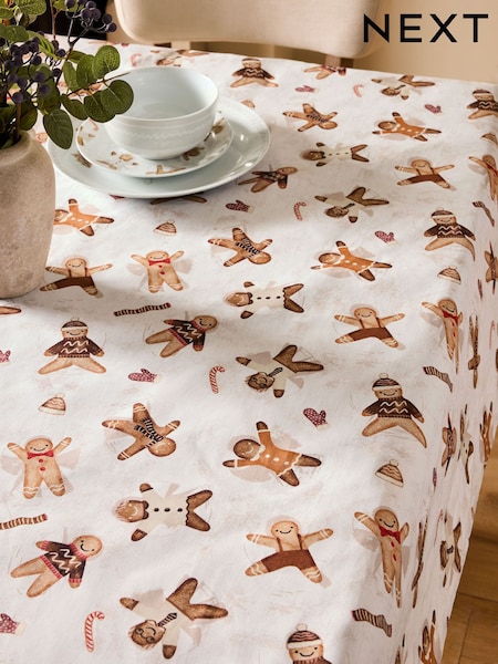 Christmas Gingerbread Wipe Clean Table Cloth (AW2244) | ‏111 د.إ.‏ - ‏ 148‏ د.إ.
