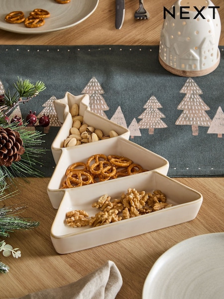 Christmas Tree Divded Nibble Bowl (AW2322) | € 20